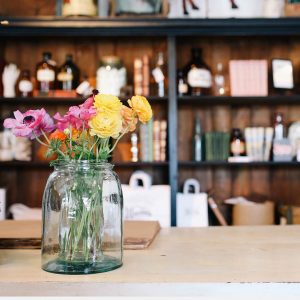 Flowers in a vase